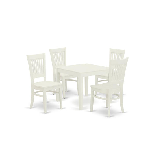 Dining Table - Dining Chairs OXVA5 - LWH - W By East West Furniture | Dining Sets | Modishstore
