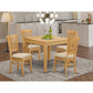 5 Pc Table and Chairs set - Kitchen Table and 4 Dining Chairs By East West Furniture | Dining Sets | Modishstore