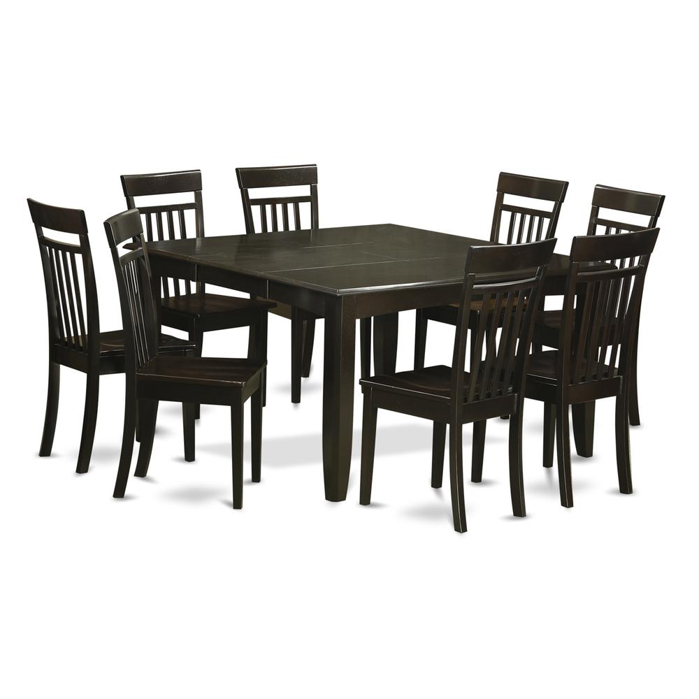 9 Pc Dining Room Set Dinette Table With Leaf And 8 Dinette Chairs. By East West Furniture | Dining Sets | Modishstore - 2