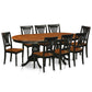 9 Pc Dining Room Set For 8-Dining Table And 8 Chairs For Dining Room By East West Furniture | Dining Sets | Modishstore - 2
