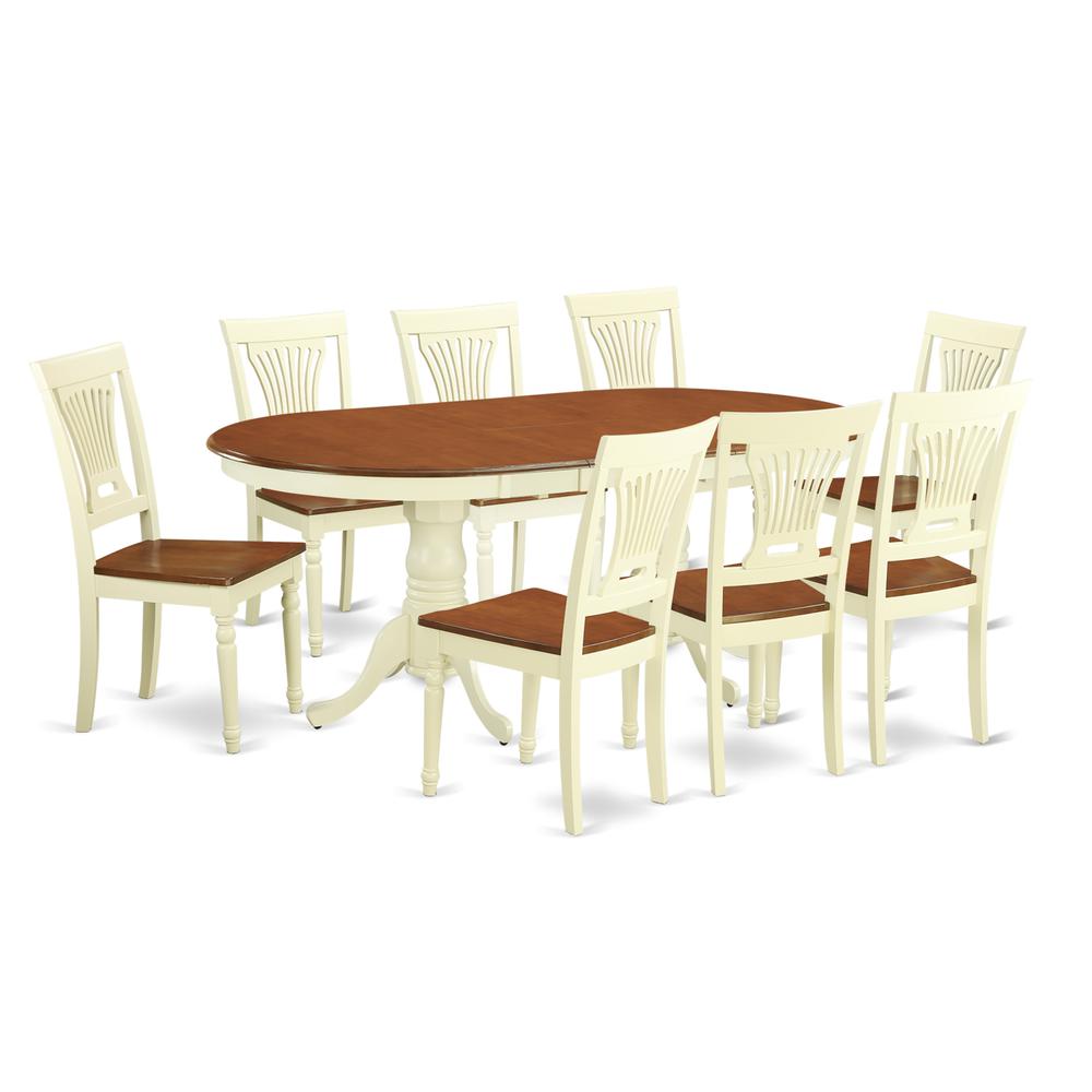 9 Pc Dining Set-Dining Table Plus 8 Dining Chairs By East West Furniture | Dining Sets | Modishstore - 2