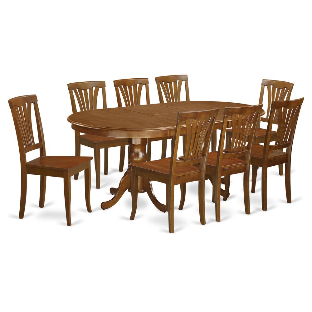 9 Pc Dining Room Set For 8-Dining Table Plus 8 Kitchen Dining Chairs By East West Furniture | Dining Sets | Modishstore - 2