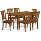 7 Pc Small Table Set - Table With Leaf And 6 Kitchen Chairs By East West Furniture | Dining Sets | Modishstore - 2