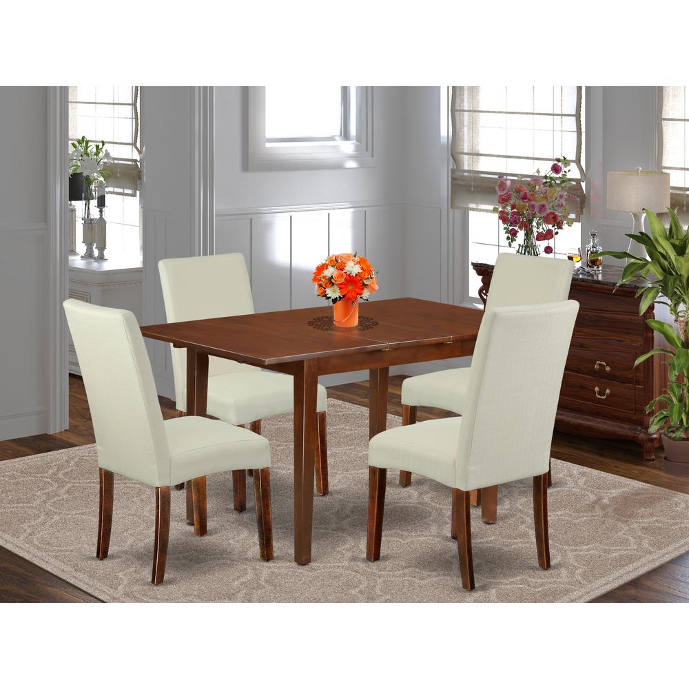 Dining Room Set Mahogany PSDR5 - MAH - 01 By East West Furniture | Dining Sets | Modishstore