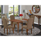 Dining Room Set Mahogany PSEN5-MAH-18 By East West Furniture | Dining Sets | Modishstore