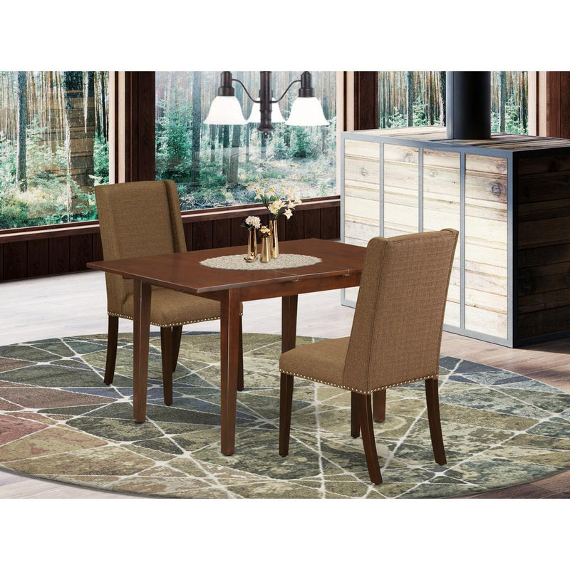 Dining Room Set Mahogany PSFL3 - MAH - 18 By East West Furniture | Dining Sets | Modishstore