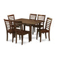 7 Pc Small Kitchen Table Set - Kitchen Table With 6 Kitchen Chairs By East West Furniture | Dining Sets | Modishstore - 2