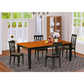 5 Pc Dining Set-Dining Table With 4 Wood Dining Chairs By East West Furniture - Quan5-Bch-C | Dining Sets | Modishstore - 2