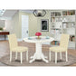 Dining Room Set Linen White SHAB3-LWH-64 By East West Furniture | Dining Sets | Modishstore