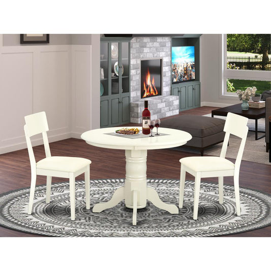 Dining Room Set Linen White SHAD3-LWH-LC By East West Furniture | Dining Sets | Modishstore