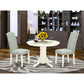 Dining Room Set Linen White SHCE3-WHI-15 By East West Furniture | Dining Sets | Modishstore