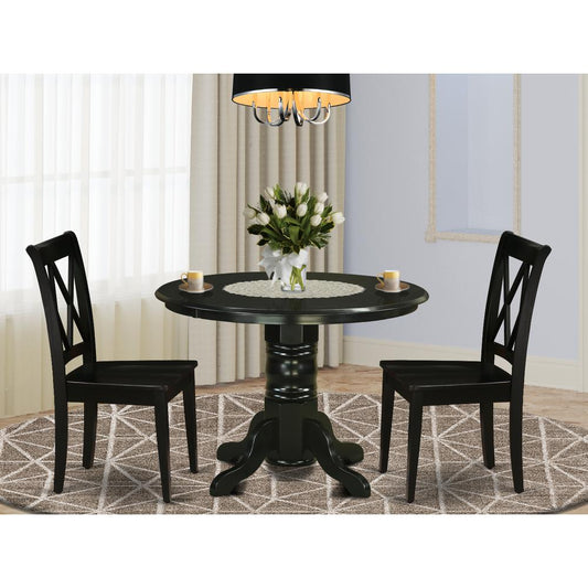 Dining Room Set Black SHCL3-BLK-W By East West Furniture | Dining Sets | Modishstore