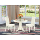 Dining Room Set Linen White SHIP3-WHI-C By East West Furniture | Dining Sets | Modishstore