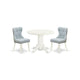 A Dining Room Table Set Of 2 Amazing Parson Dining Chairs And Dining Tables By East West Furniture | Dining Sets | Modishstore - 4