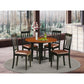 Dining Room Set Black & Cherry SUAN5-BCH-LC By East West Furniture | Dining Sets | Modishstore