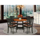 Dining Room Set Black & Cherry SUAV5-BCH-LC By East West Furniture | Dining Sets | Modishstore