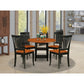 Dining Room Set Black & Cherry SUAV5-BCH-W By East West Furniture | Dining Sets | Modishstore