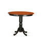 Trenton Counter Height Kitchen Table Finished In Black And Cherry By East West Furniture | Dining Tables | Modishstore - 2