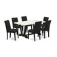 7-Piece Dining Set Includes 6 Kitchen Chairs By East West Furniture | Dining Sets | Modishstore