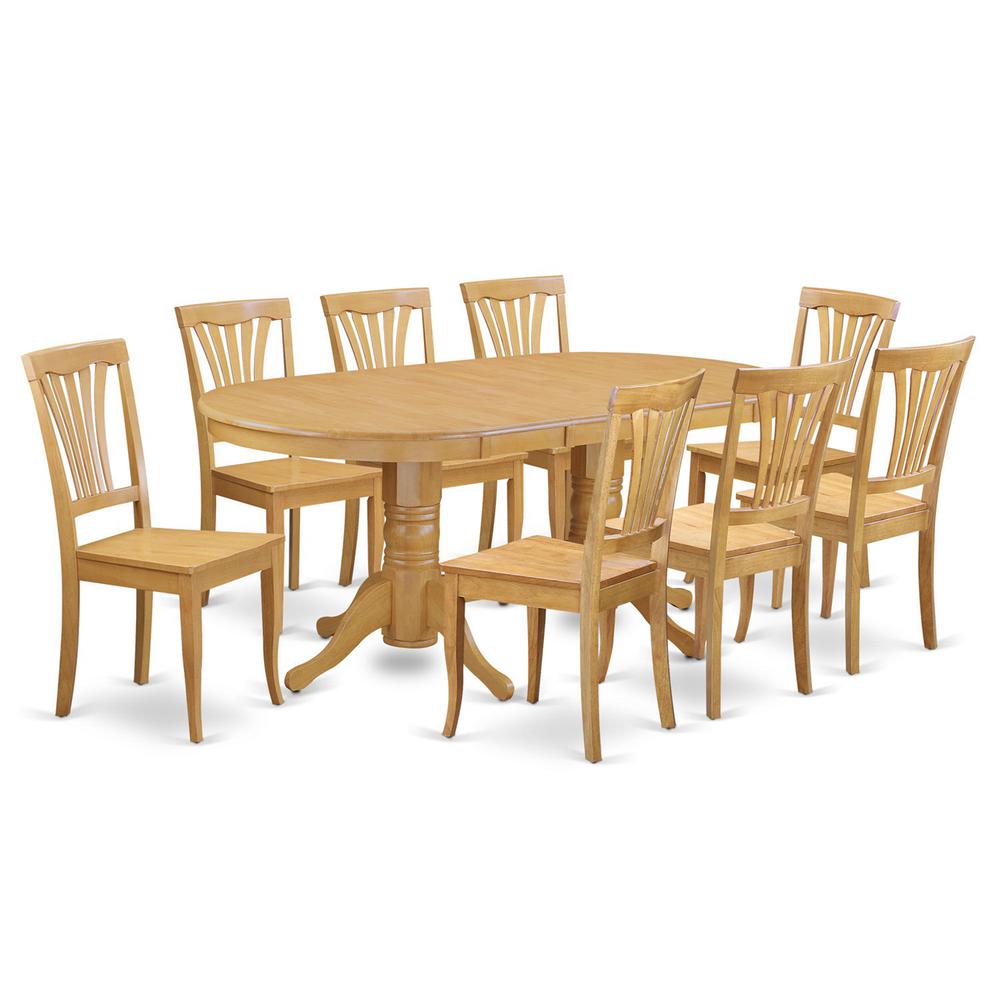 9 Pc Dining Room Set Dining Table Leaf And 8 Dining Chairs By East West Furniture | Dining Sets | Modishstore - 2