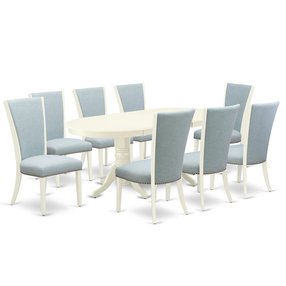 Furniture A Wooden Dining Table Set Of 8 Amazing Dining Room Chairs By East West Furniture | Dining Sets | Modishstore