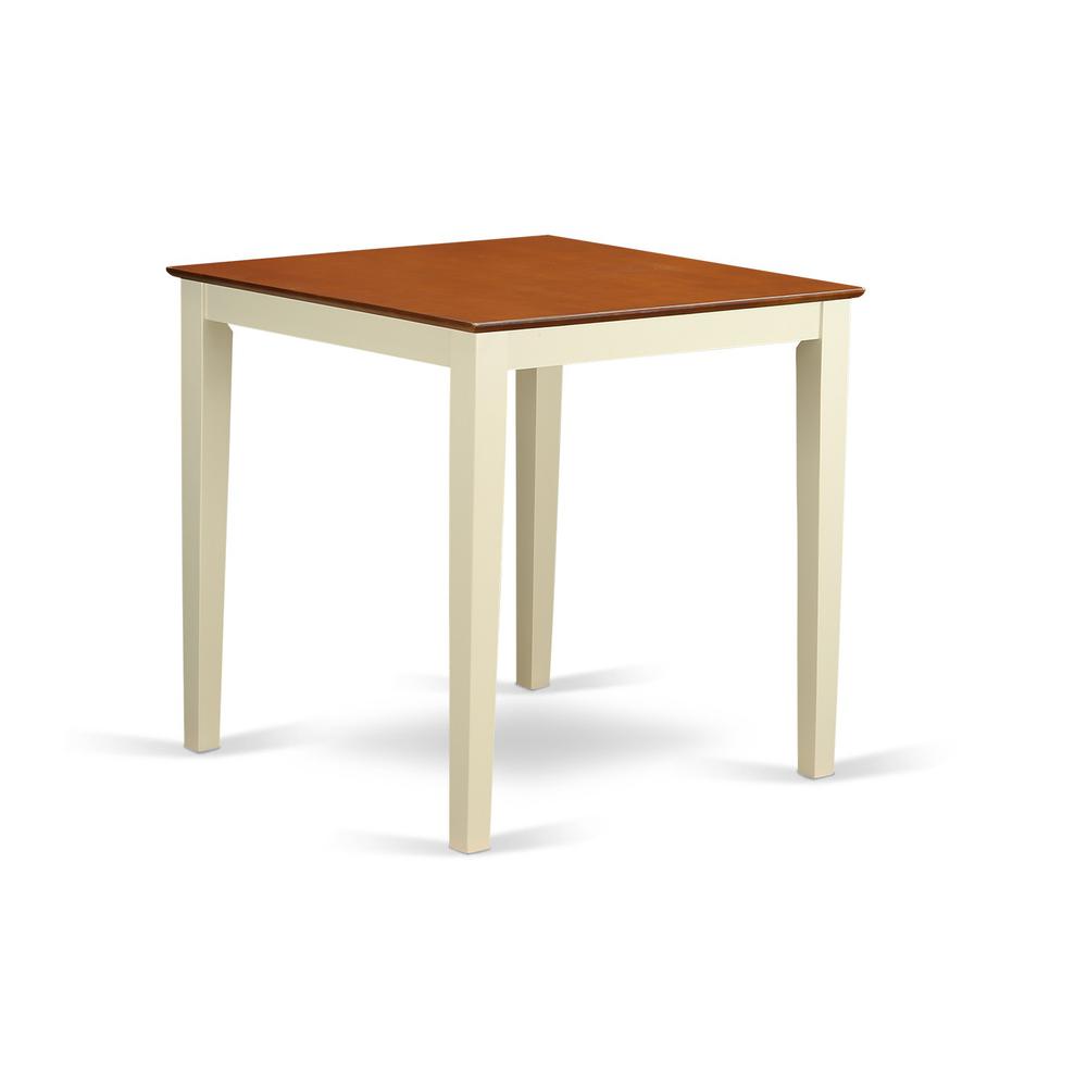 Vernon Pub, Counter Height Square Table - Buttermilk & Cherry Finish. By East West Furniture | Dining Tables | Modishstore - 2
