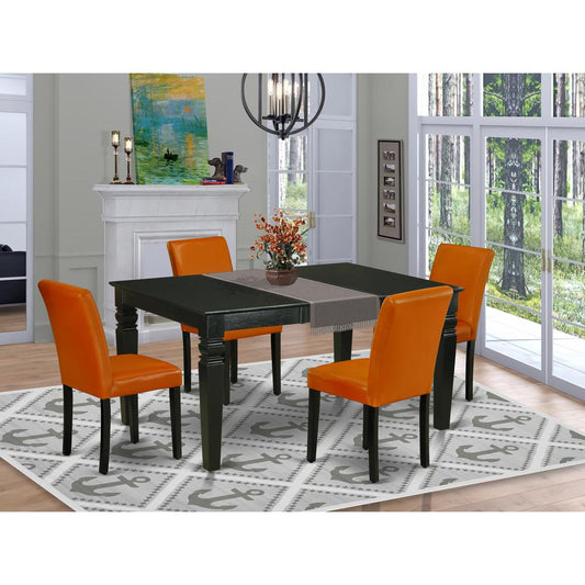 Dining Room Set Black WEAB5 - BLK - 61 By East West Furniture | Dining Sets | Modishstore