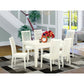 Dining Room Set Linen White WEIP7-LWH-W By East West Furniture | Dining Sets | Modishstore