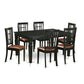 7 Pcs Dining Room Sets -Small Kitchen Table And 6 Kitchen Chairs By East West Furniture | Dining Sets | Modishstore - 2