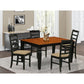 5 Pc Dinette Set With A Dining Table And 4 Seat Dining Chairs In Black By East West Furniture | Dining Sets | Modishstore - 2