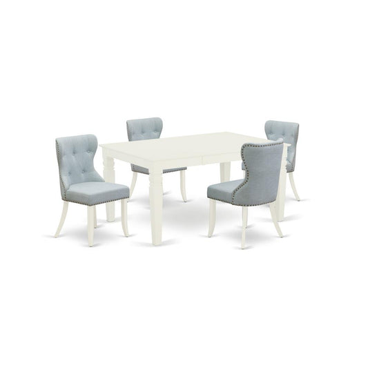 Furniture A Dining Room Table Set Of 4 Fantastic Parson Chairs By East West Furniture | Dining Sets | Modishstore