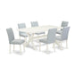 7-Pc Dining Room Table Set Includes 6 Dining Chairs By East West Furniture | Dining Sets | Modishstore