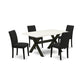 5-Piece Dining Room Set Includes 4 Kitchen Chairs By East West Furniture | Dining Sets | Modishstore