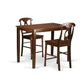 3 Pc Pub Table Set - High Table And 2 Dinette Chairs. By East West Furniture | Bar Stools & Table | Modishstore - 2