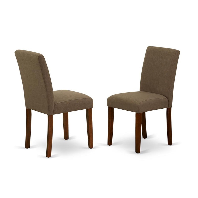 Dining Chair Mahogany ABP3T18 By East West Furniture | Dining Chairs | Modishstore