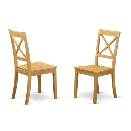 Dining Chair Oak BOC-OAK-W By East West Furniture | Dining Chairs | Modishstore