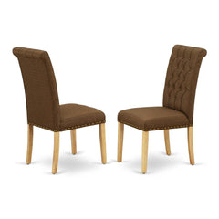Dining Chair Oak BRP4T18 By East West Furniture