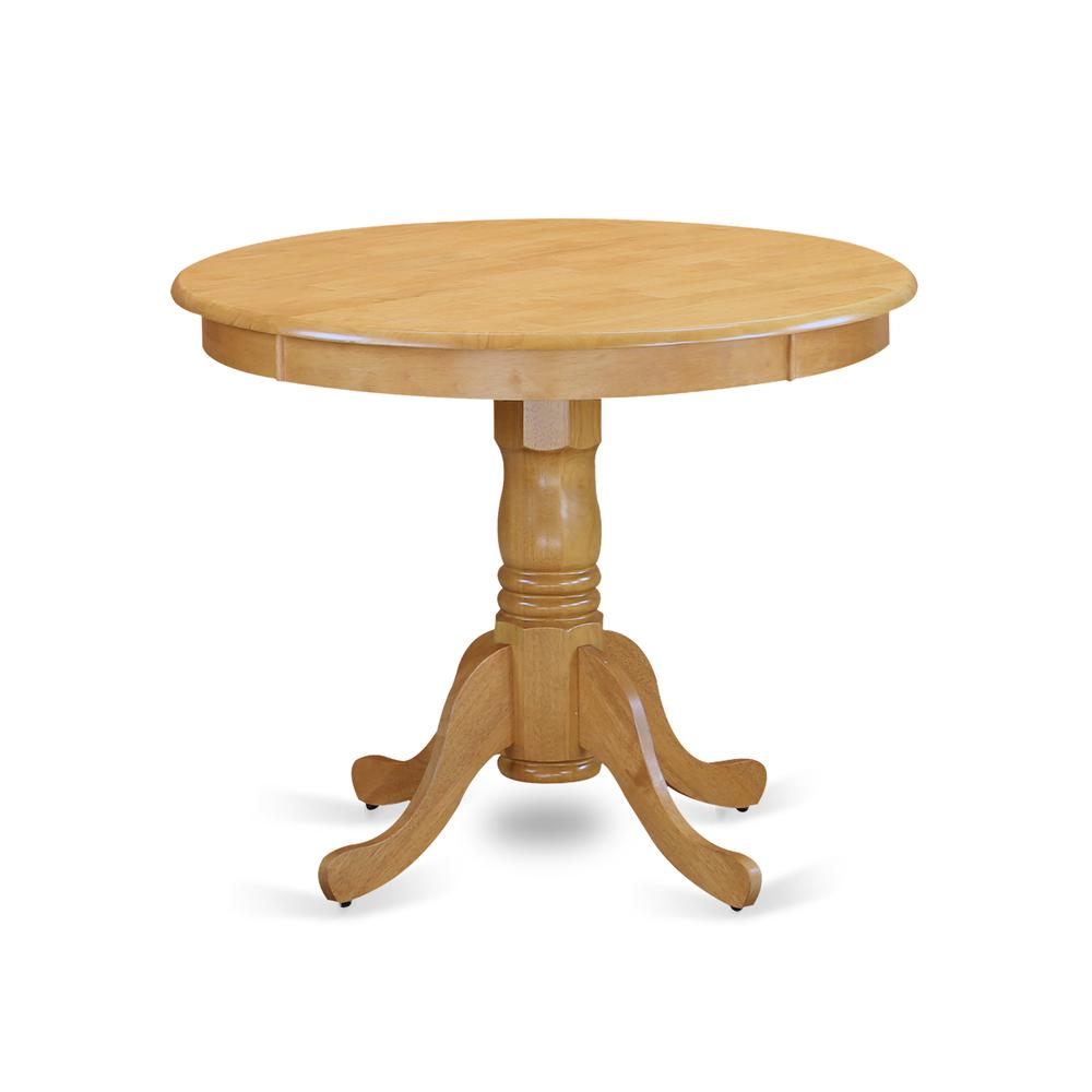 Dining Table Oak & Linen White ANT-OLW-TP By East West Furniture | Dining Tables | Modishstore - 3