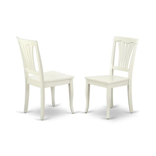 Dining Chair Linen White AVC-LWH-W By East West Furniture | Dining Chairs | Modishstore