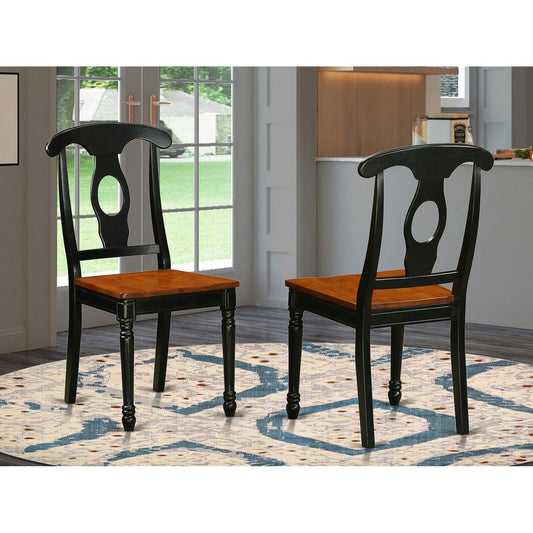 Kenley Oval Single Pedestal Oval Dining Table 42"X60" With 18" Butterfly Leaf, Set Of 2 By East West Furniture | Dining Chairs | Modishstore
