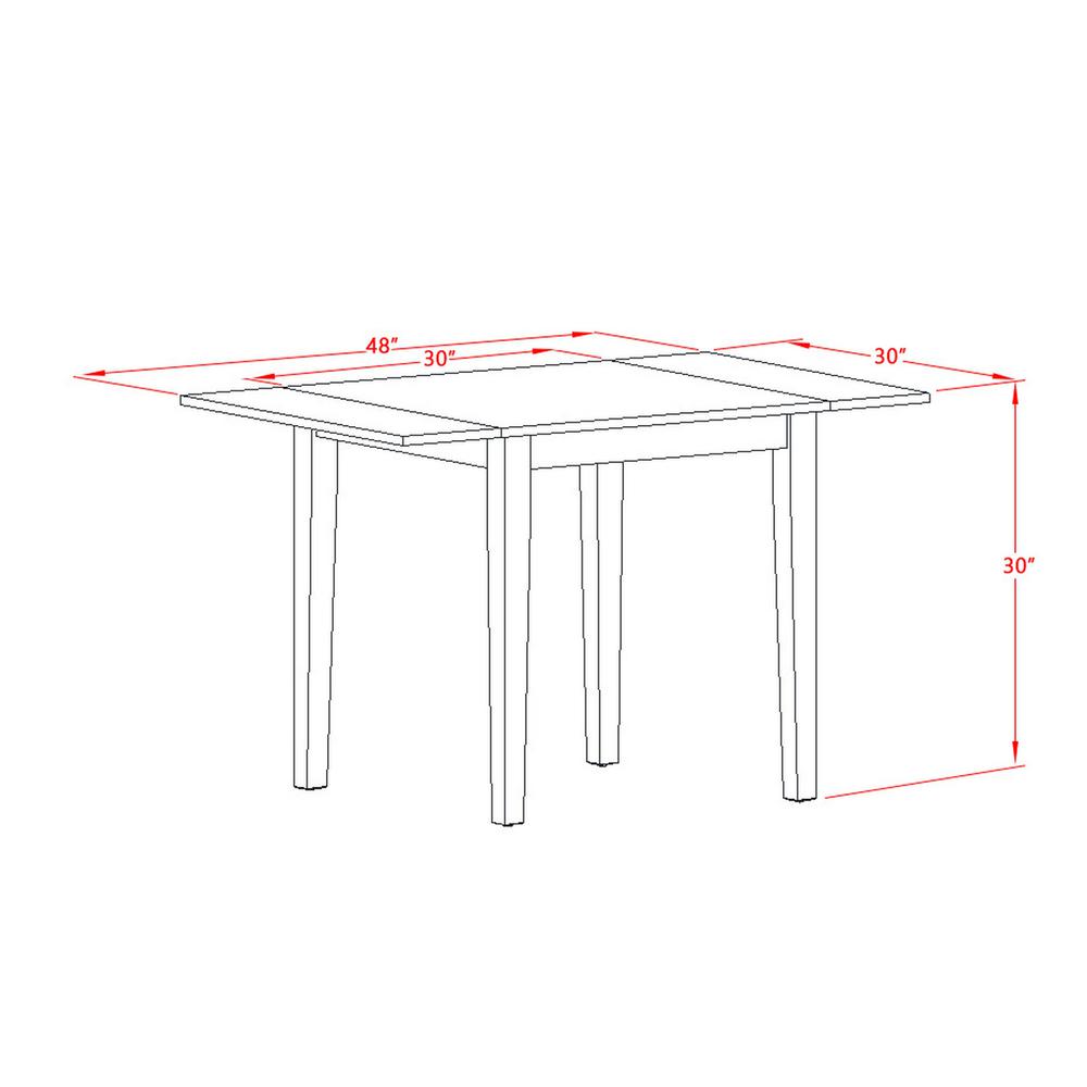 Dining Table Oak NDT-OAK-T By East West Furniture | Dining Tables | Modishstore - 3