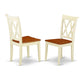 Dining Room Set Buttermilk & Cherry ANCL5-BMK-W By East West Furniture | Dining Sets | Modishstore - 4