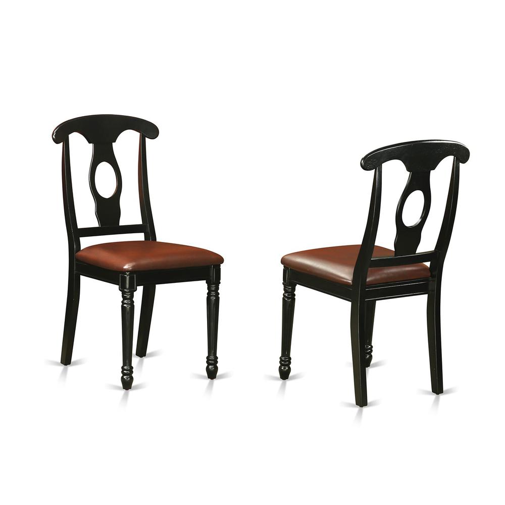3 Pc Table And Chair Set - Dining Table And 2 Kitchen Dining Chairs By East West Furniture | Dining Sets | Modishstore - 4
