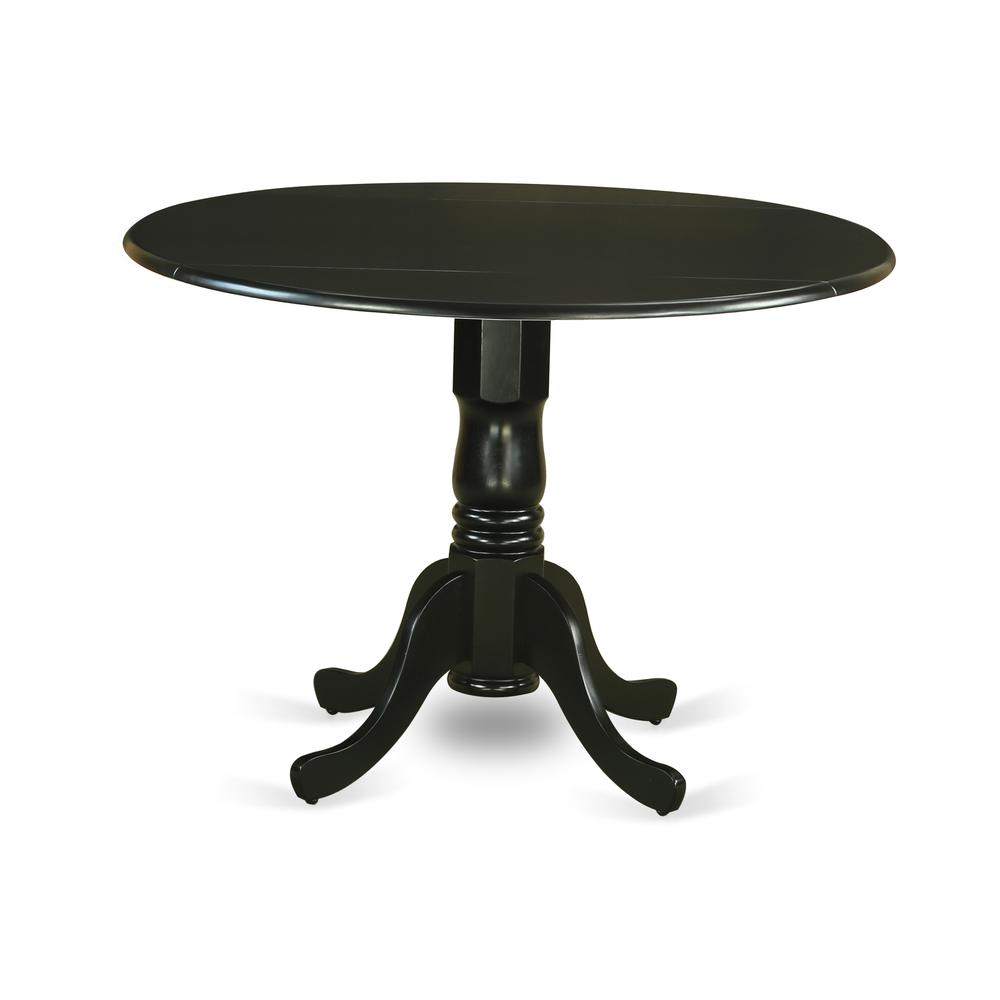 Dining Table Black & Linen White DLT-BLW-TP By East West Furniture | Dining Tables | Modishstore - 3