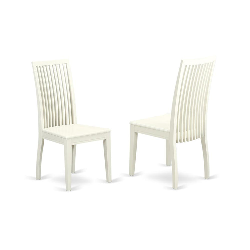 Dining Chair Linen White IPC-LWH-W By East West Furniture | Dining Chairs | Modishstore