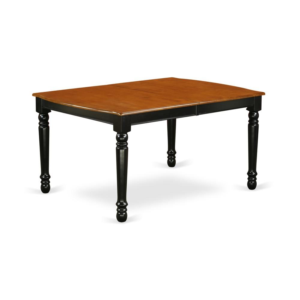 Dining Table Black & Cherry DOT-BCH-T By East West Furniture | Dining Tables | Modishstore