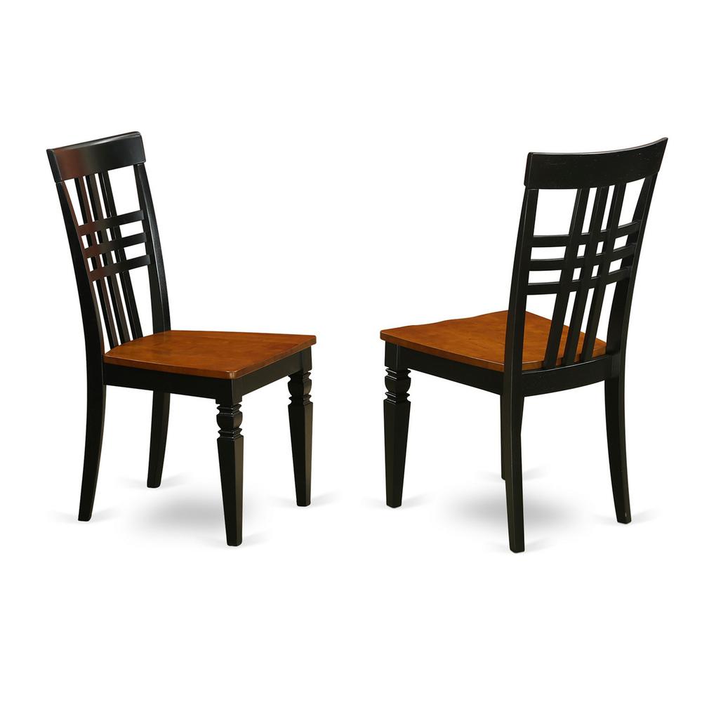 Dining Room Set Black & Cherry NDLG5-BCH-W By East West Furniture | Dining Sets | Modishstore - 3