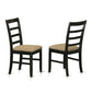 Dining Room Set Black PARF6-BLK-C By East West Furniture | Dining Sets | Modishstore - 4