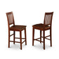 3 Pc Pub Table Set-Table And 2 Wood Counter Chairs By East West Furniture | Dining Sets | Modishstore - 4