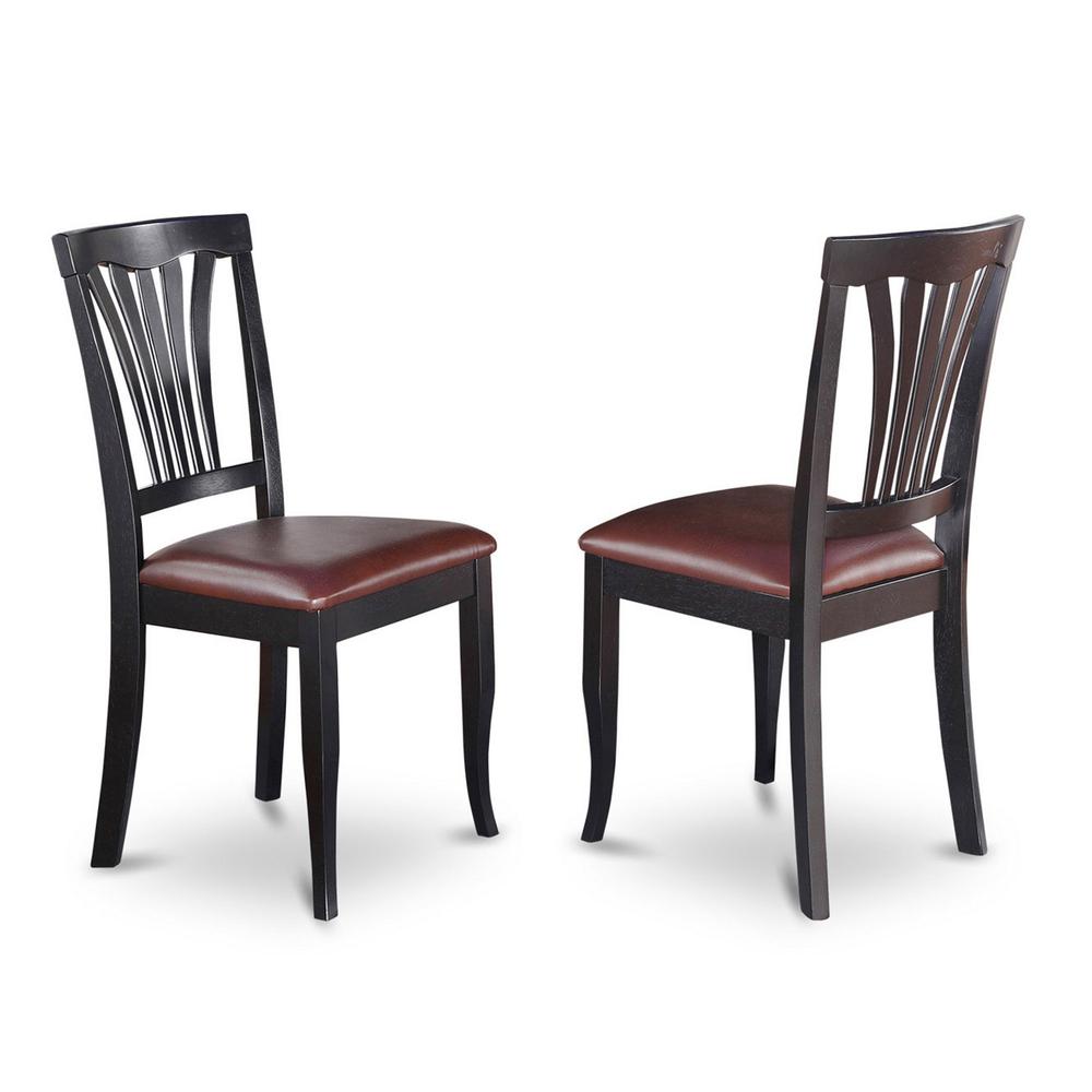 Dining Room Set Black & Cherry DOAV9-BCH-LC By East West Furniture | Dining Sets | Modishstore - 4
